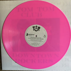 Tom Tom Club : Downtown Rockers (12", EP, RE, Pin)