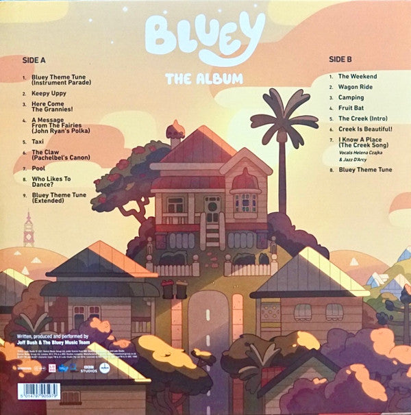 Joff Bush & The Bluey Music Team : Bluey The Album (LP, Blu)