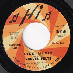 Narvel Felts : Don't Let Me Cross Over (7", Promo, Styrene, Mon)