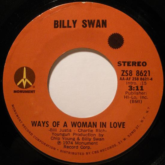 Billy Swan : I Can Help (7", Single, Styrene, Ter)