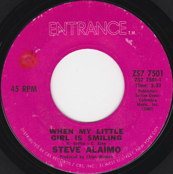 Steve Alaimo : When My Little Girl Is Smiling / Gemini (7", Single, Ter)