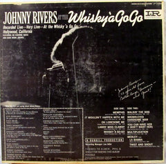 Johnny Rivers : Johnny Rivers At The Whisky À Go-Go (LP, Album, Ter)