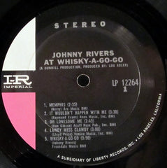 Johnny Rivers : Johnny Rivers At The Whisky À Go-Go (LP, Album, Ter)