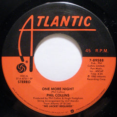 Phil Collins : One More Night (7", Single, SP)