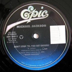 Michael Jackson : Don't Stop 'Til You Get Enough / Wanna Be Startin' Somethin' (12", Single)