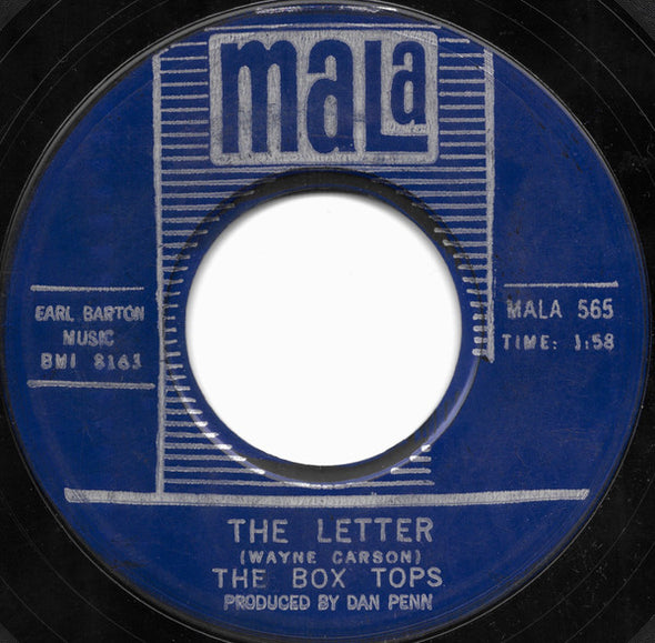 The Box Tops* : The Letter (7", Styrene, Bes)