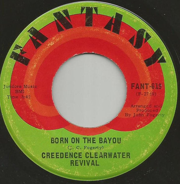 Creedence Clearwater Revival : Proud Mary / Born On The Bayou (7", Single)