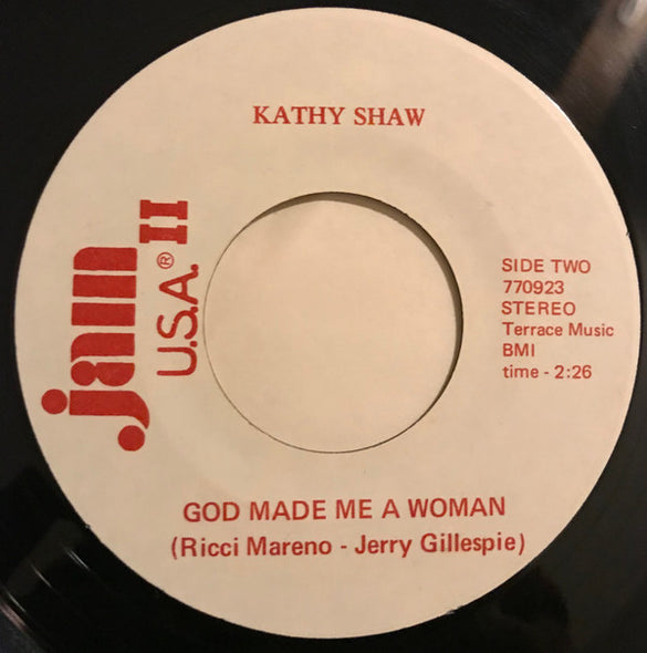 Kathy Shaw :  My Man Of Magic / God Made Me A Woman   (7", Single)