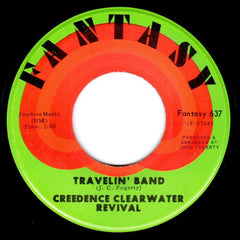 Creedence Clearwater Revival : Travelin' Band / Who'll Stop The Rain (7", Single, Roc)