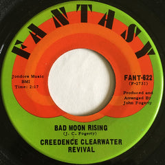 Creedence Clearwater Revival : Bad Moon Rising / Lodi (7", Single, Ind)