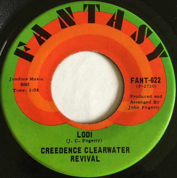 Creedence Clearwater Revival : Bad Moon Rising / Lodi (7", Single, Ind)