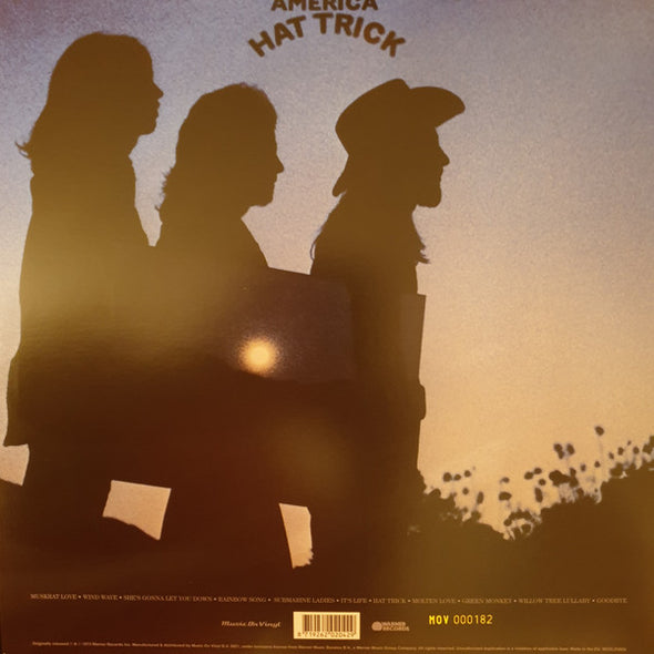 America (2) : Hat Trick (LP, Album, Ltd, Num, RE, Saf)