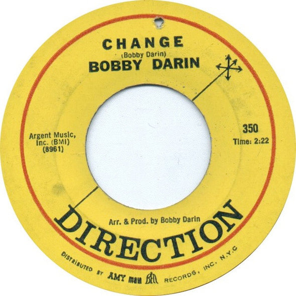 Bobby Darin : Long Line Rider / Change (7", Single, Mon)