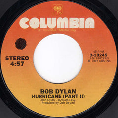 Bob Dylan : Hurricane (Part I) / Hurricane (Part II) (7", Styrene, Pit)
