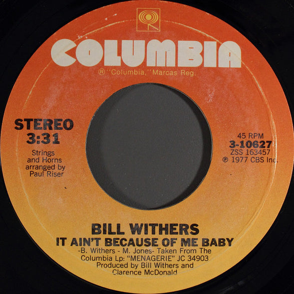 Bill Withers : Lovely Day (7", Styrene, Pit)