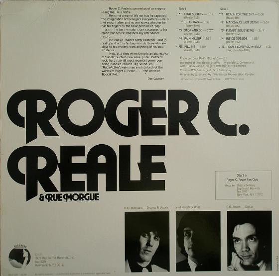 Roger C. Reale & Rue Morgue : Radio Active (LP, Album)