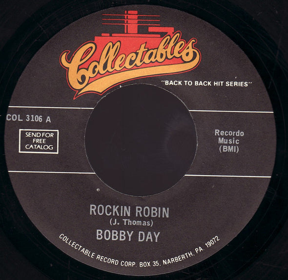 Bobby Day / Thurston Harris : Rockin Robin / Little Bitty Pretty One (7", Single)