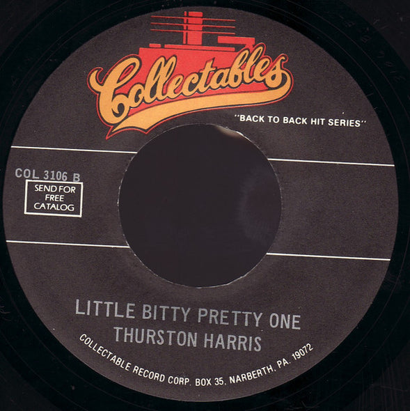 Bobby Day / Thurston Harris : Rockin Robin / Little Bitty Pretty One (7", Single)