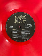Napalm Death : Enemy Of The Music Business (LP, Album, Ltd, RE, Red)