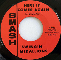 Swingin' Medallions : Double Shot (Of My Baby's Love) (7", Single, Styrene, Mer)