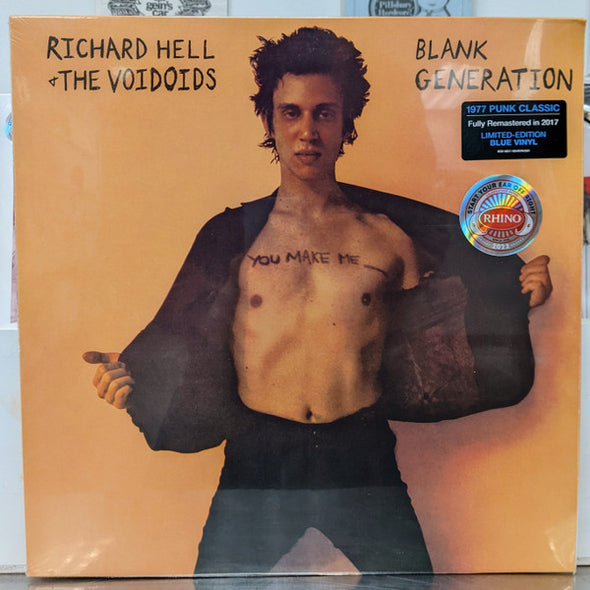 Richard Hell & The Voidoids : Blank Generation (LP, Album, Ltd, RE, Blu)