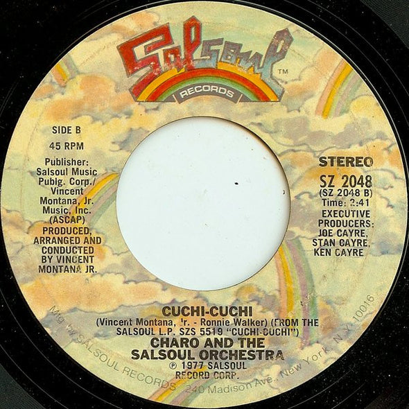 Charo And The Salsoul Orchestra : Dance A Little Bit Closer / Cuchi-Cuchi (7", Single, Styrene)