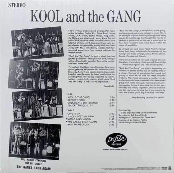 Kool And The Gang* : Kool And The Gang (LP, Album, RE, Pur)