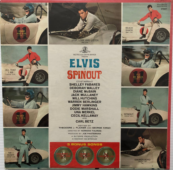 Elvis* : Spinout (LP, Album, Ind)