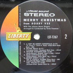 Bobby Vee with The Johnny Mann Singers : Merry Christmas From Bobby Vee (LP, Album)
