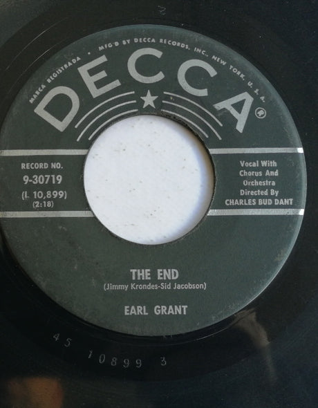 Earl Grant : The End (7", Glo)