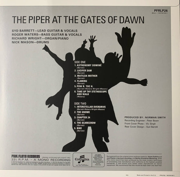 Pink Floyd : The Piper At The Gates Of Dawn (LP, Album, Mono, RE, RP, 180)