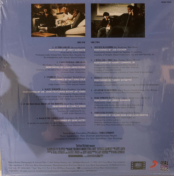 Various : Sleepless In Seattle (Original Motion Picture Soundtrack) (LP, Comp, Sun)