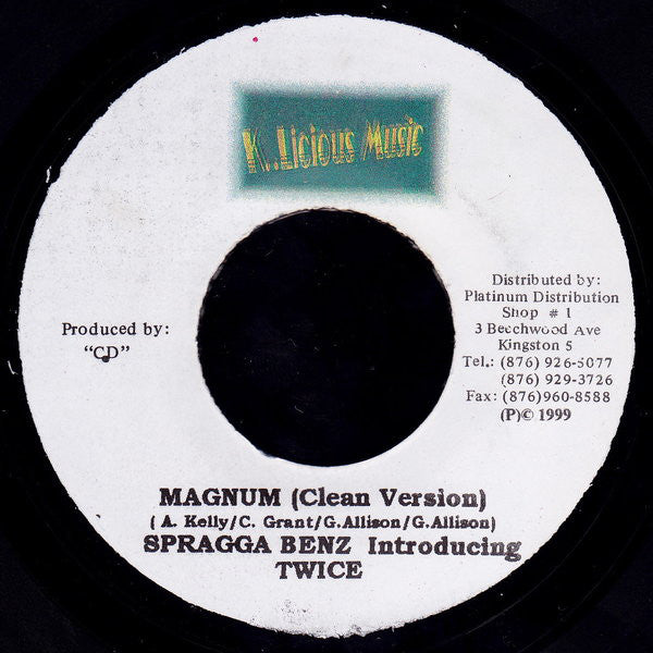 Spragga Benz Introducing Twice (3) : Magnum (7")