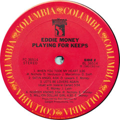 Eddie Money : Playing For Keeps (LP, Album, Ter)