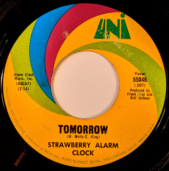 Strawberry Alarm Clock : Tomorrow (7", Single, Sty)