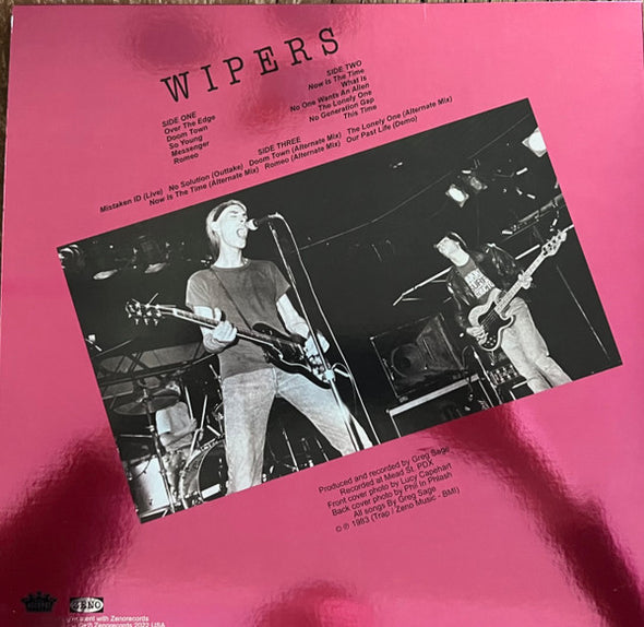 Wipers : Over The Edge (LP, Album, RE, RM, Mag + LP, S/Sided, Etch, Pin + )