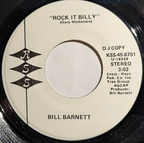 Bill Barnett (4) : Rock It Billy (7", Promo)