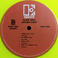 Alan Vega : Saturn Strip (LP, Album, RE, Yel)