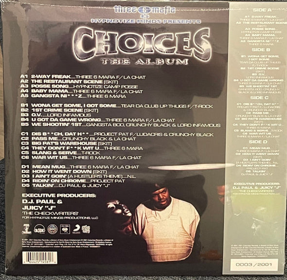 Three 6 Mafia : Choices: The Album (2xLP, Album, Ltd, Num, Ult)