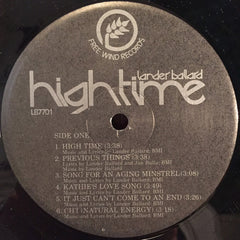 Lander Ballard : High Time (LP, Album)