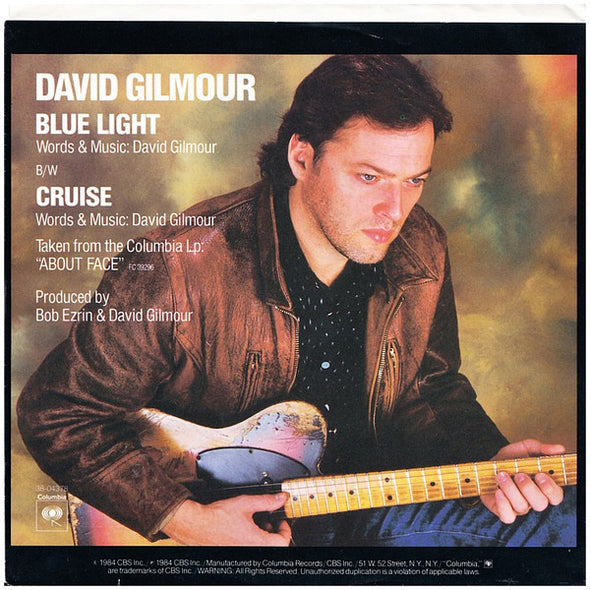 David Gilmour : Blue Light (7", Single, Styrene, Car)