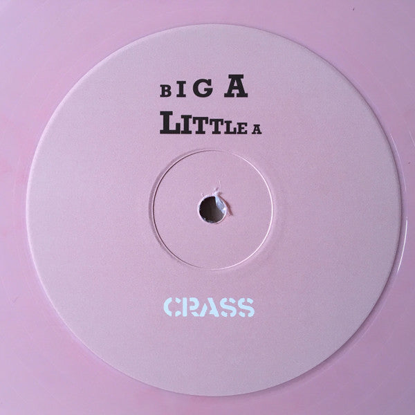 Crass : Big A Little A / You’re Already Dead (12", Pin + CD)