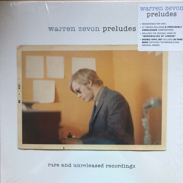 Warren Zevon : Preludes (Rare And Unreleased Recordings) (2xLP, RE, RM)