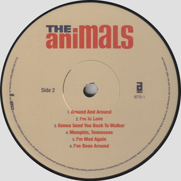 The Animals : The Animals (LP, Album, RE, 180)