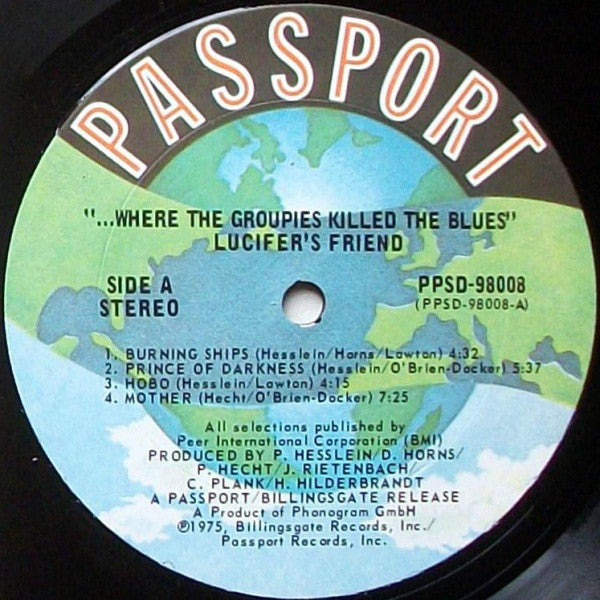 Lucifer's Friend : ...Where The Groupies Killed The Blues (LP, Album, RE)