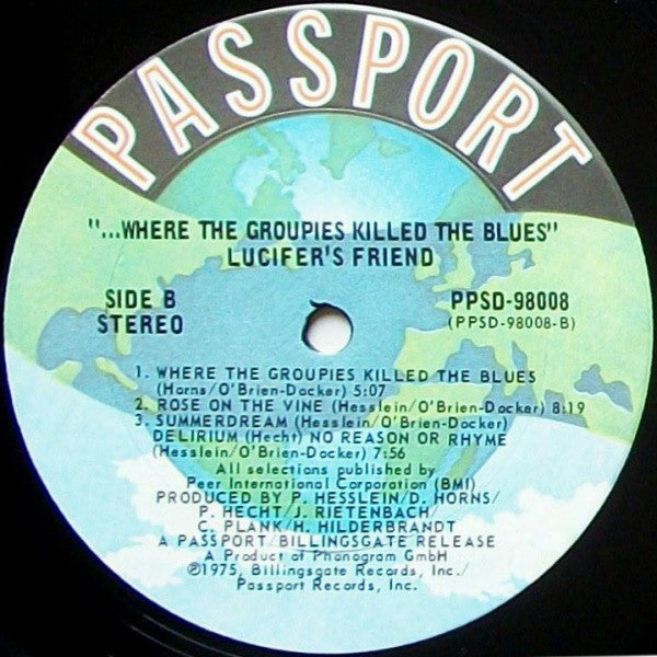 Lucifer's Friend : ...Where The Groupies Killed The Blues (LP, Album, RE)