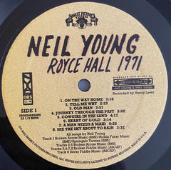 Neil Young : Royce Hall 1971 (LP,Album)