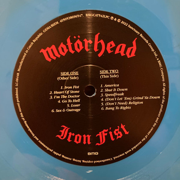 Motorhead - Iron Fist - Vinyl 