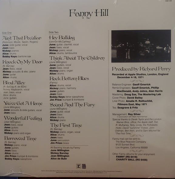 Fanny (2) : Fanny Hill (LP, Album, RE, Cle)