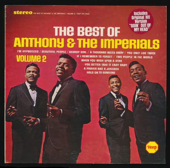 Anthony & The Imperials* : The Best Of Volume 2 (LP, Comp)